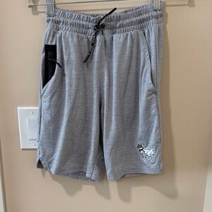 GOAT USA Gray Men's Shorts with Dog Print